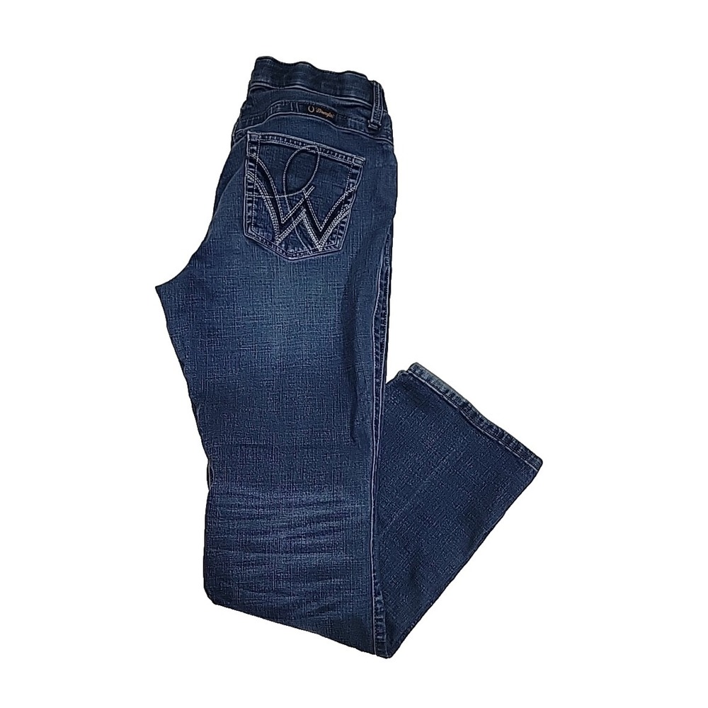 Wrangler Q Baby No Gap Waistband Stretch Denim Western Jeans Women's 13x32